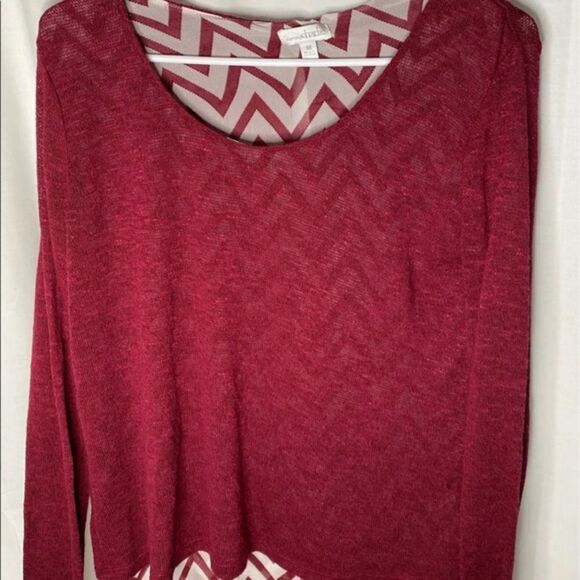 Charming Charlie Chevron Blouse - Picture 1 of 5